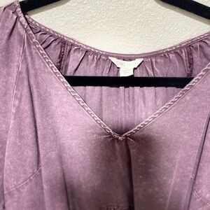 Cato Purple Long Sleeve Dress